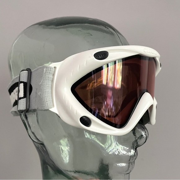 Vintage Carrera White / Pink Kimerik Polar C Ski Goggles - Small, Unisex - Picture 3 of 9